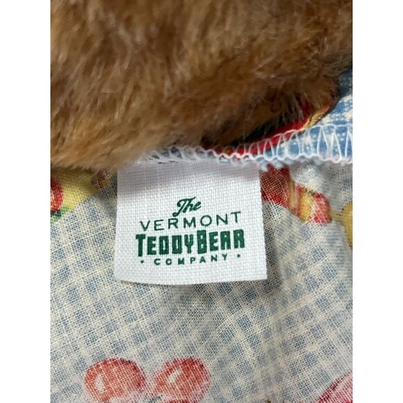 1994 Vermont Teddy Bear Company 17” Jointed Teddy in Apron & Bonnet - Picture 5 of 5